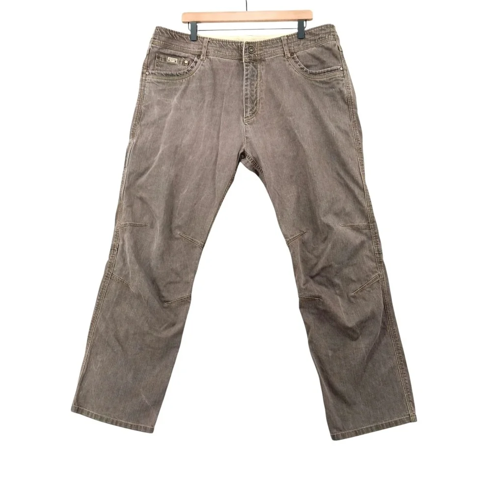 Kuhl Jeans Mens 38x31 Riot Articulated Knees Patina Dye Denim Pants Tag 38x32‎